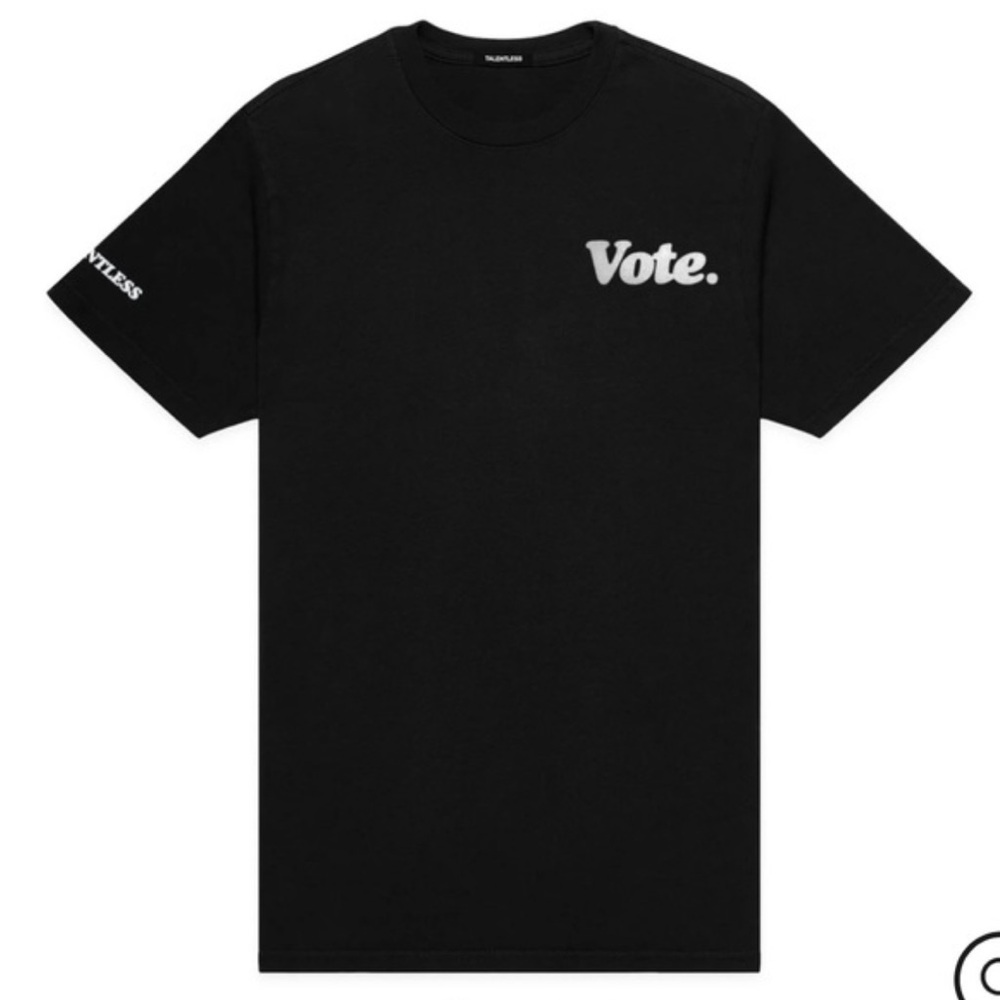 Women's Talentless "Vote" Black Short Sleeve T-Shirt